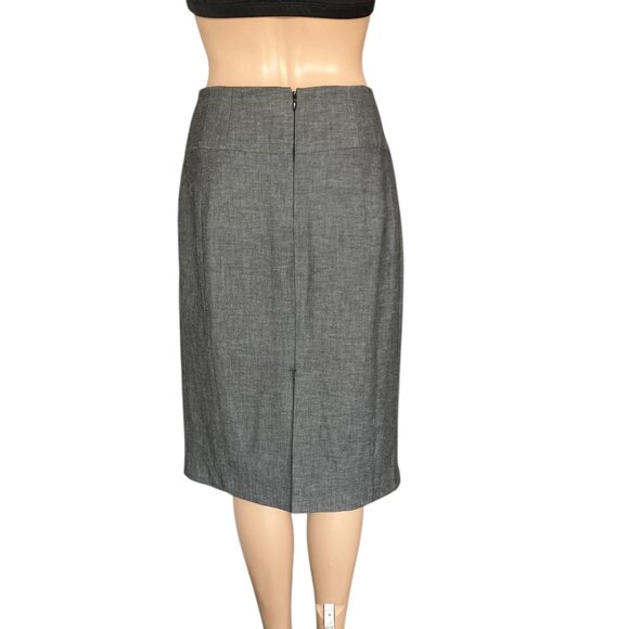 Express Gray Size 12 Lined Pencil Skirt - Picture 3 of 7